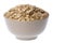 Oats in Bowl Isolated