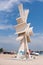 Obelisc sculpture in Costinesti resort