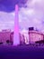 Obelisk of Buenos Aires in ultraviolet