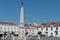 Obelisk in the center of the city center