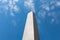 Obelisk column marble blue sky