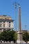 Obelisk Esquiline in city Rome, Italy