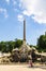 Obelisk Fountain, Great Parterre in Vienna, Austria