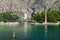 Obelisk of Freedom in Freedom Park on waterfront, Kotor, Montenegro