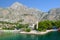 Obelisk of Freedom in Freedom Park on waterfront in Kotor, Montenegro