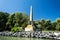 The obelisk in honor of king Carol I