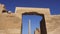 Obelisk inside gate of Karnak temple Luxor