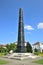 Obelisk in Karolinenplatz square in Munich, Germany