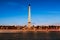 Obelisk of Luxor erected since 1836 in the center of the Place de la Concorde in Paris, France