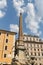 Obelisk in Pantheon Square - Piazza della Rotonda in Rome, Italy