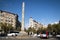 Obelisk on Passeig de Gracia, Barcelona