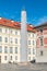 Obelisk at Prague Castle is a granite monolith and World War I memorial designed by Joze Plecnik. Obelisk at Prague, Czech