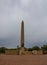 Obelisk and statue at National Women`s Monument in Bloemfontein
