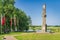 Obelisk symbolizing the first polish border post after World War II