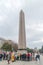 Obelisk of Theodosius (Dikilitas) surrounded by tourists, Ancient Egyptian obelisk of