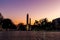 Obelisk of Theodosius in Istanbul. Evening time. Turkey