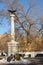 Obelisk to the `fallen in the World War 1914-1918` park of heroes of the First World War, Moscow.