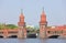 Oberbaum bridge historical architecture Berlin Germany