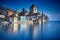 Oberhofen castle on the lake Thun