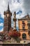 Obernai town center, Alsace wine route, France