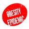 Obesity Epidemic rubber stamp