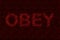 Obey hidden in binary code