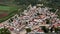 Obidos Town in Portugal. It is located on a hilltop, encircled by a fortified wall. Famous Place. 4k