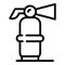 Object fire extinguisher icon, outline style