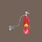 Object fire extinguisher stamp