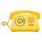 Object retro telephone, old rotary phone