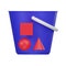Object Storage Bucket 3d Icon