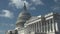 Oblique view of the east side of the capitol building in washington dc