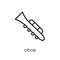 Oboe icon from Music collection.