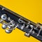 Oboe Isolated On Yellow