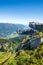 Observation deck in the alps