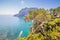 The observation deck Belvedere Tragara in Capri, Italy