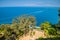 The observation deck Belvedere Tragara in Capri, Italy