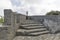 Observation deck in courtyard of Guaita, San Marino first tower