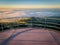 Observation Deck of Detrelo da Malhada in Serra da Freita. Arouca, Portugal