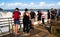 Observation deck on Garganta del Diablo waterfall on Iguazu Rive