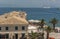 observation deck at the Ionian sea in corfu