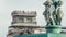 Observation deck of the Santa Justa Lift timelapse also called Carmo Lift is an elevator in Lisbon, Portugal