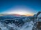 Observation deck Stairway on top of a mountain Hoher Dachstein