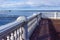 Observation deck. Veiw of the Baltic sea from the Palace and Par