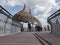 Observation point called Eagle Point and sea view Sungei Buloh Wetland Reserve Singapore