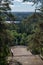 Observation point and forest in Finland