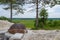 Observation post on a battlefield in the Ardennes