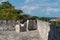 Observation tower on the bird island Isla Pasion, Holbox Island, Mexico