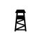 Observation tower icon vector on white background