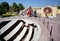 Observatory Jantar Mantar with astronomical instrument Jai Prakash Yantra